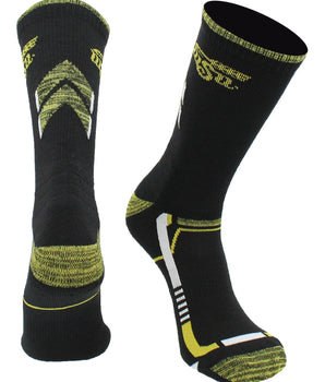 TCK socks Black/Yellow / Large Wichita State Shockers Socks Wichita State University Shockers Champion Crew Socks