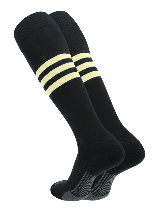 TCK socks Black/Yellow / X-Large TCK Performance Baseball Socks Dugout Pattern B
