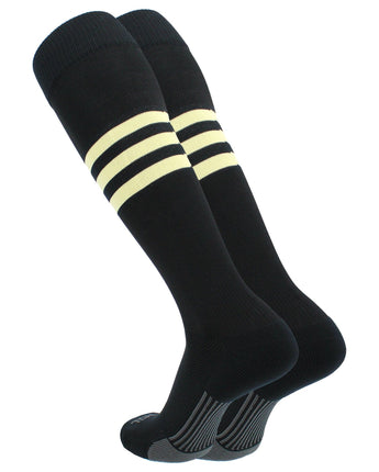 MadSportsStuff x TCK Made in USA Classic 3-Stripe Dugout Socks