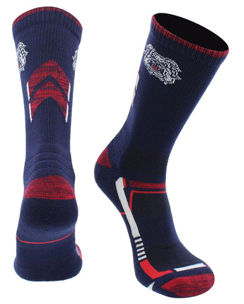 TCK socks Blue/Cardinal / Large Fresno State Bulldogs Socks Fresno State University Bulldogs Champion Crew Socks