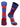 TCK socks Blue/Crimson / Large KU Kansas Jayhawks Socks Game Day Striped Crew Socks