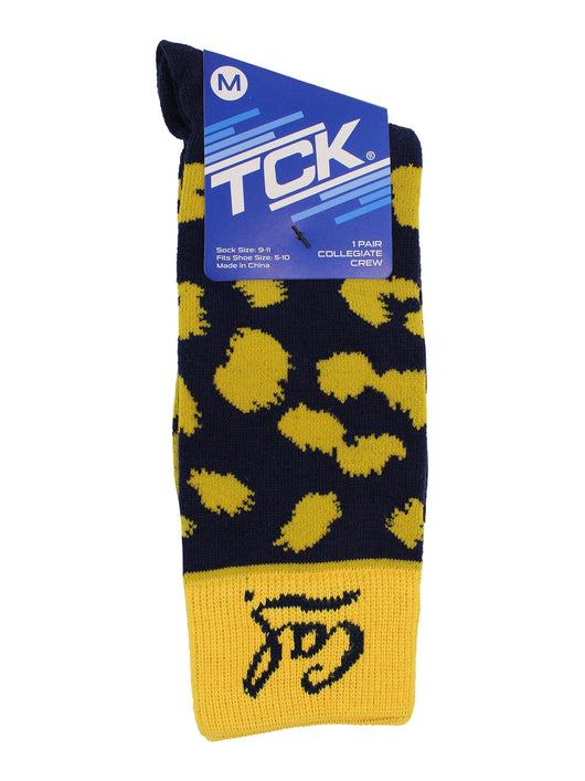 TCK socks Blue/Gold / Medium Cal Bears Socks Womens Savage Crew Socks Cal Berkeley