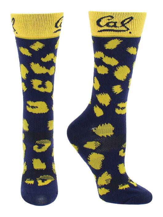 TCK socks Blue/Gold / Medium Cal Bears Socks Womens Savage Crew Socks Cal Berkeley