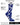 TCK socks Blue/Gray / Medium Memphis Tigers Socks Womens Savage Crew Socks