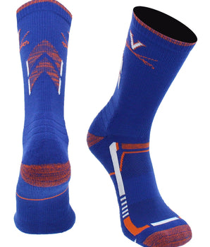 TCK socks Blue/Orange / Large Virginia Cavaliers Socks University of Virginia Cavaliers Champion Crew Socks