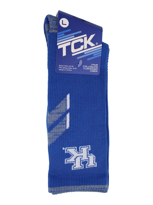 TCK socks Blue/White / Large Kentucky Wildcats Socks University of Kentucky Wildcats Champion Crew Socks