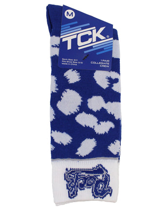 TCK socks Blue/White / Medium Nevada Wolf Pack Socks Womens Savage Crew Socks