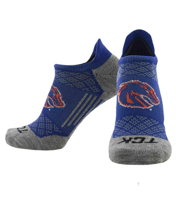 TCK socks Boise State Broncos / Large Boise State Broncos Tour No Show Tab Socks - Made in USA