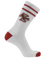 NCAA Vintage College Striped Socks - Boston College Eagles (Large)