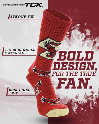 TCK socks Boston College Eagles Mayhem Crew Socks (Made in USA)