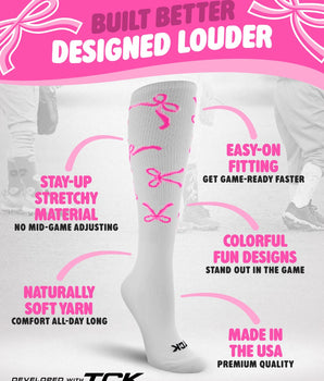 TCK socks Bows All-Over Tube Socks