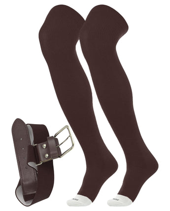 Prosport Over the Knee Socks and Belt | Uniform Combo Set