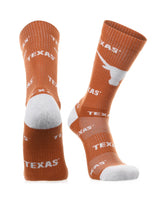 TCK socks Burnt Orange/White / Medium Texas Longhorns Mayhem Crew Socks (Imported)