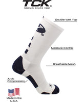 TCK socks BYU Cougars Baseline Crew USA Made