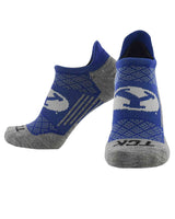 TCK socks BYU Cougars / Large BYU Cougars Tour No Show Tab Socks - Made in USA