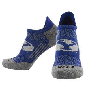 TCK socks BYU Cougars / Large BYU Cougars Tour No Show Tab Socks - Made in USA