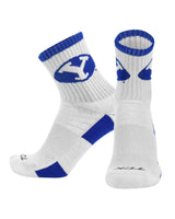 TCK socks BYU Cougars / Large TCK BYU Cougars Quarter Socks - Made in USA
