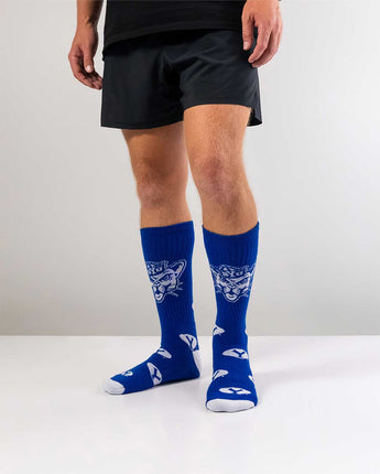 TCK socks BYU Cougars Mayhem Crew Socks (Made in USA)
