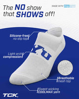 TCK socks BYU Cougars / One Size TCK BYU Cougars No Show Liner Socks (3-Pack)