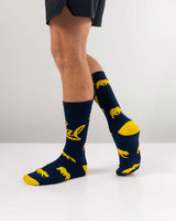TCK socks Cal Berkeley Golden Bears Mayhem Crew Socks (Made in USA)