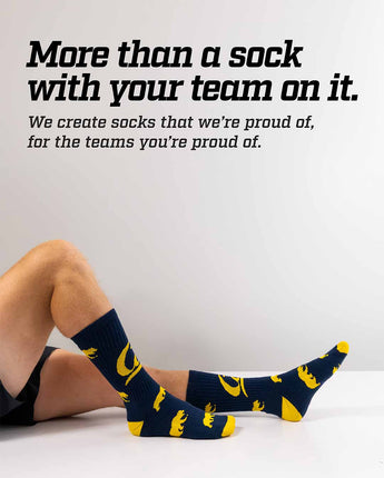 TCK socks Cal Berkeley Golden Bears Mayhem Crew Socks (Made in USA)