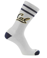 NCAA Vintage College Striped Socks - California Golden Bears (Large)