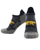 TCK socks California Golden Bears Tour No Show Tab Socks - Made in USA