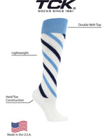 TCK socks Candy Stripe Knee High Softball Socks