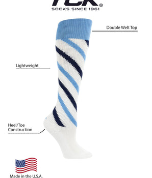 TCK socks Candy Stripe Knee High Softball Socks