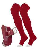 Prosport Over the Knee Socks and Belt | Uniform Combo Set