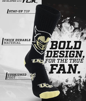 Central Florida Knights Mayhem Crew Socks (Made in USA)