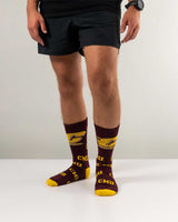 TCK socks Central Michigan Chippewas Mayhem Crew Socks (Made in USA)