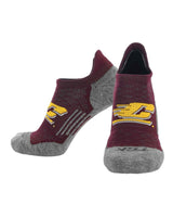 TCK socks Central Michigan Chippewas / Medium Central Michigan Chippewas Tour No Show Tab Socks - Made in USA