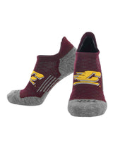TCK socks Central Michigan Chippewas / Medium Central Michigan Chippewas Tour No Show Tab Socks - Made in USA