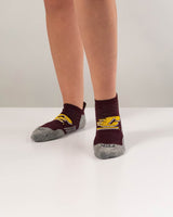 TCK socks Central Michigan Chippewas Tour No Show Tab Socks - Made in USA