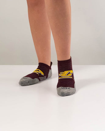 TCK socks Central Michigan Chippewas Tour No Show Tab Socks - Made in USA