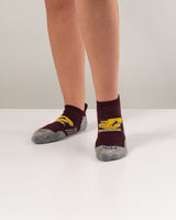 TCK socks Central Michigan Chippewas Tour No Show Tab Socks - Made in USA