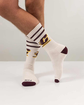 TCK socks Central Michigan Chippewas | Vintage | NCAA Mens and Womens Soft Cotton Sock