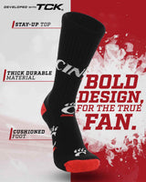 TCK socks Cincinnati Bearcats Mayhem Crew Socks (Made in USA)