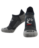TCK socks Cincinnati Bearcats Tour No Show Tab Socks - Made in USA