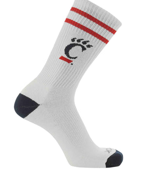 TCK socks Cinicinnati Bearcats / Large Cincinnati Bearcats | Vintage | NCAA Mens and Womens Soft Cotton Sock