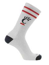 NCAA Vintage College Striped Socks - Cincinnati Bearcats (Large)