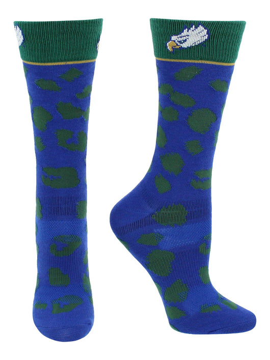TCK socks Cobalt Blue/Emerald / Medium Florida Gulf Coast Eagles Socks Womens Savage Crew Socks