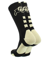 TCK socks Colorado Buffaloes Baseline Crew USA Made