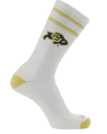 NCAA Vintage College Striped Socks - Colorado Buffaloes (Large)
