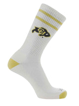 NCAA Vintage College Striped Socks - Colorado Buffaloes (Large)