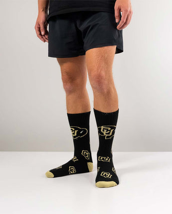TCK socks Colorado Buffaloes Mayhem Crew Socks (Made in USA)