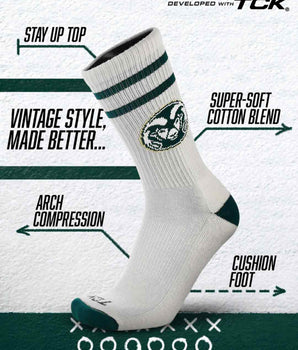 TCK socks Colorado State Rams / Large Colorado State Rams | Vintage | NCAA Mens and Womens Soft Cotton Sock