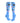 TCK socks Columbia Blue / Large Donut All-Over Tube Socks