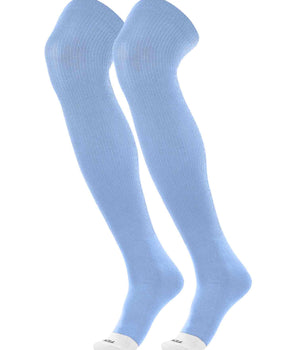 TCK socks Columbia Blue / Large Prosport Over the Knee Athletic Socks